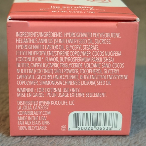 š„„KOPARIš„„Coconut Lip Scrubby/0.6oz/NIB - Picture 11 of 11